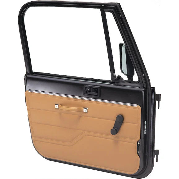 Seatz Manufacturing 78680L-43V Driver Side Interior Door Panel in Spice for 82-95 Jeep CJ & Wrangler YJ with Full Steel Doors