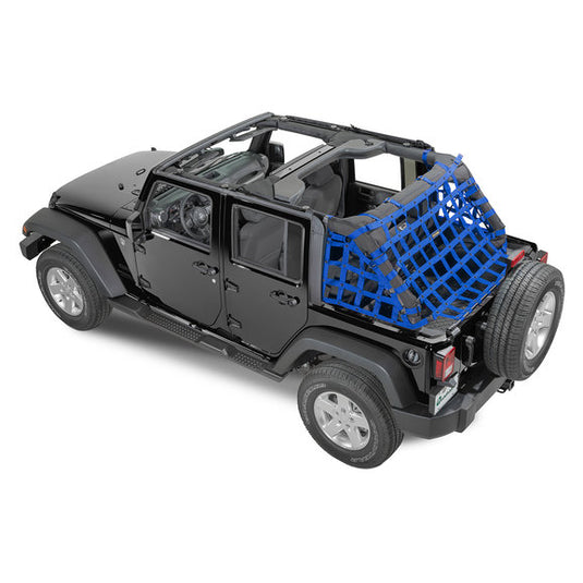 Dirtydog 4X4 Rear Netting for 07-18 Jeep Wrangler Unlimited JK 4 Door