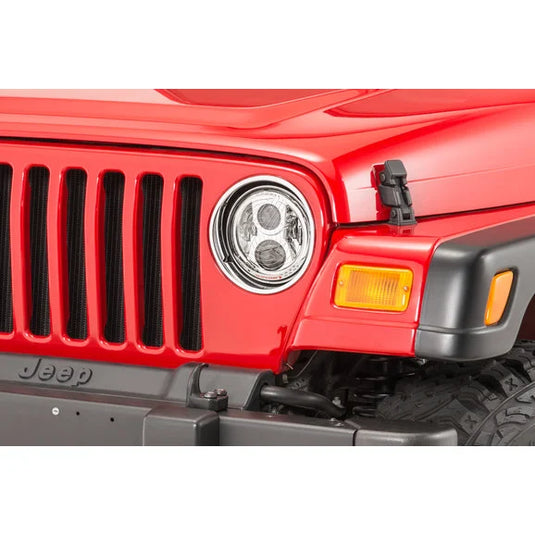 J.W. Speaker 8700 Evolution 2 Series 7" Heated Dual Burn LED Headlight for 55-86 Jeep CJ & 97-06 Wrangler TJ