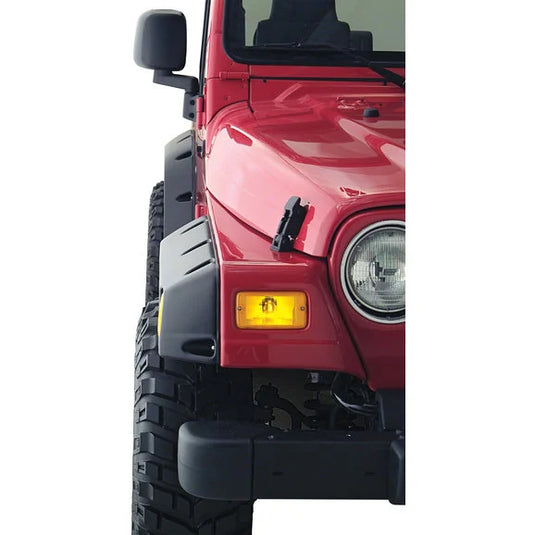 Bushwacker 10917-07 4 3/4" Pocket Style Fender Flares for 97-06 Jeep Wrangler TJ & Unlimited