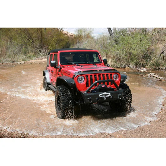 Load image into Gallery viewer, Bushwacker 10923-07 Flat Style Fender Flares for 18-24 Jeep Wrangler JL
