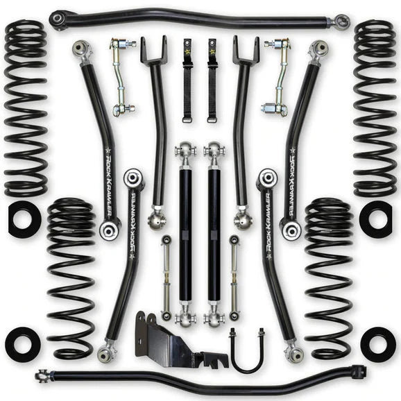 Rock Krawler 3.5in X Factor Suspension System for 18-24 Jeep Wrangler JL 2-Door