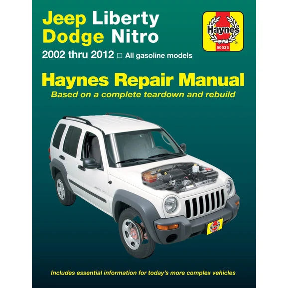 Haynes Manuals 50035 for 02-12 Jeep Liberty KJ