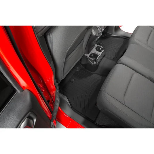 Quadratec DigitalFit Front and Rear Liners by WeatherTech for 18-24 Jeep Wrangler JL Unlimited