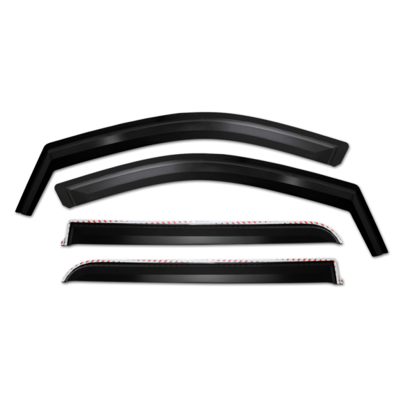 Load image into Gallery viewer, Putco Element Matte Black Visors for 18-21 Jeep Wrangler JL &amp; Gladiator JT
