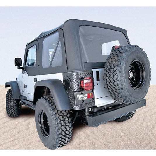 Rugged Ridge 13731.35 XHD Replacement Soft Top with Tinted Windows in Black Diamond for 04-06 Jeep Wrangler TJ Unlimited