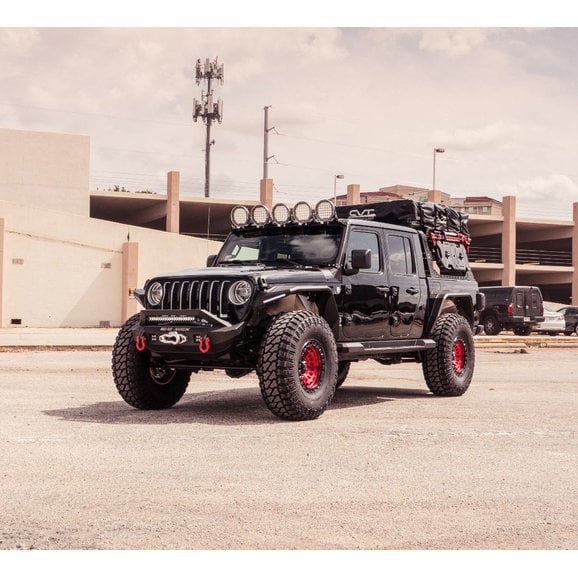 Load image into Gallery viewer, Road Armor 520STP4B Stealth Running Board Steps for 2020 Jeep Gladiator JT
