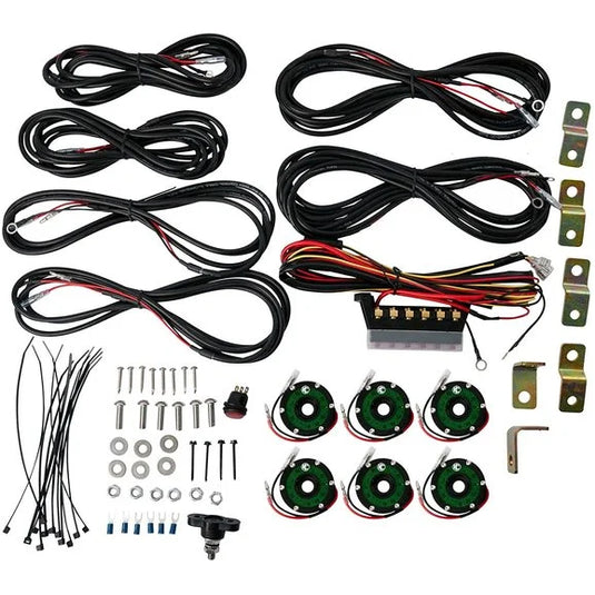 KC HiLiTES Cyclone LED 6 Light Universal Rock Light Kit