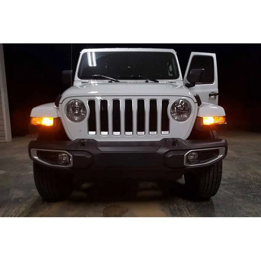 Diode Dynamics Front Turn Signal/DRL LED Bulbs for 18-24 Jeep Wrangler JL & Gladiator JT Rubicon, Sahara, Overland & Sport S