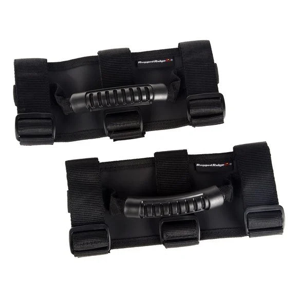 Load image into Gallery viewer, Rugged Ridge Sport Bar Grab Handles for 55-23 Jeep Wrangler JL, JK, TJ, YJ, CJ &amp; Gladiator JT
