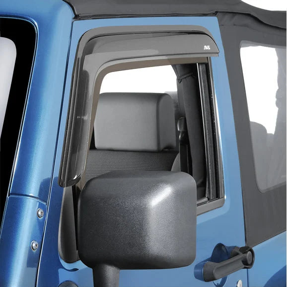 Load image into Gallery viewer, AVS 92328 Ventvisor in Smoke for 07-18 Jeep Wrangler JK with Full-Framed Doors
