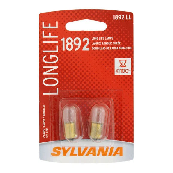 Load image into Gallery viewer, Sylvania 1892LL.BP2 Long Life Mini Bulb 2 Pack
