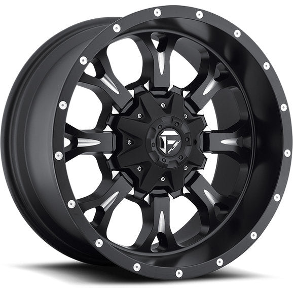 Load image into Gallery viewer, Fuel® Off-Road Krank Wheel in Black with Machined Accents for 07-24 Jeep Wrangler JL, JK &amp; Gladiator JT
