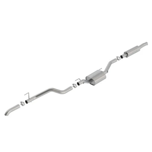 Borla S-Type T-304 Stainless Steel Catback Exhaust System for 20-24 Jeep Gladiator JT