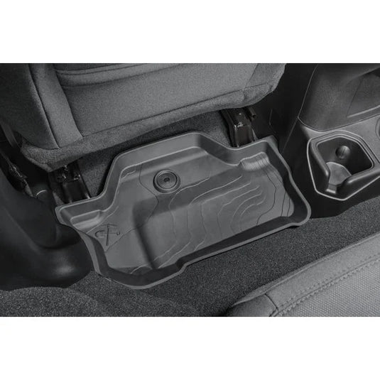 Mopar 82216625AA All-Weather Front & Rear Floor Liner Pair for 18-24 Jeep Wrangler JL 2 Door