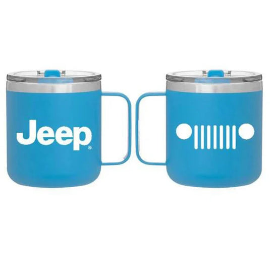 Jeep Merchandise Jeep Logo Powder Coated Camper Mug