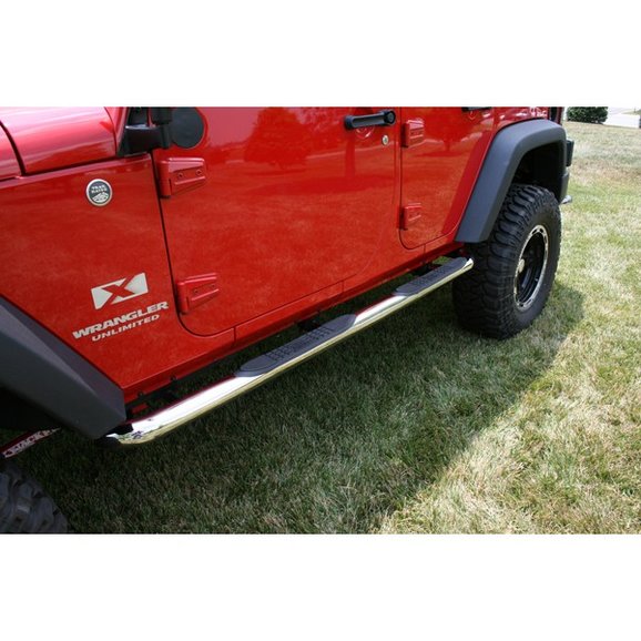 Load image into Gallery viewer, Rugged Ridge Side Step Bars for 07-18 Jeep Wrangler Unlimited JK 4 Door
