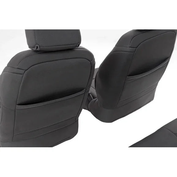 Load image into Gallery viewer, Rough Country 91003 Front &amp; Rear Seat Covers for 11-12 Jeep Wrangler Unlimited JK
