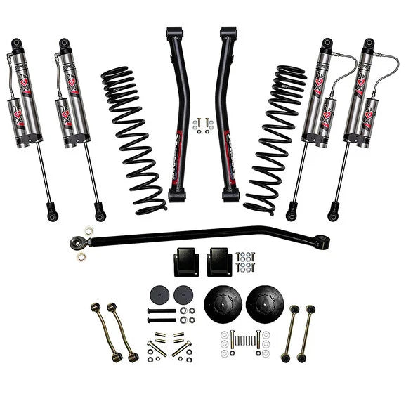 Skyjacker 3.5in. Front Coil & Rear Spacer Lift with ADX 2.0 Remote Reservoir Shocks for 20-22 Jeep Gladiator JT