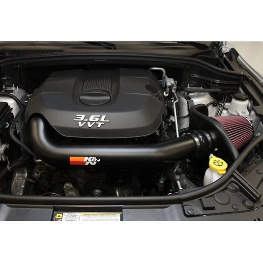 K&N 77-1560KTK Metal Air Intake for 11-15 Jeep Grand Cherokee WK2 & Dodge Durango with 3.6L