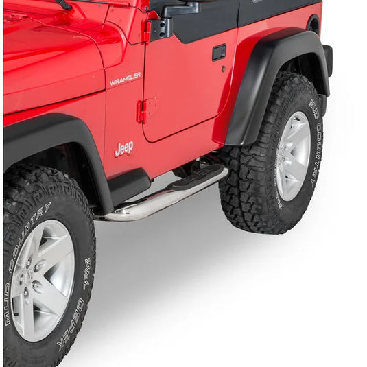 Quadratec QR3 Heavy Duty Side Steps for 87-06 Jeep Wrangler YJ, TJ