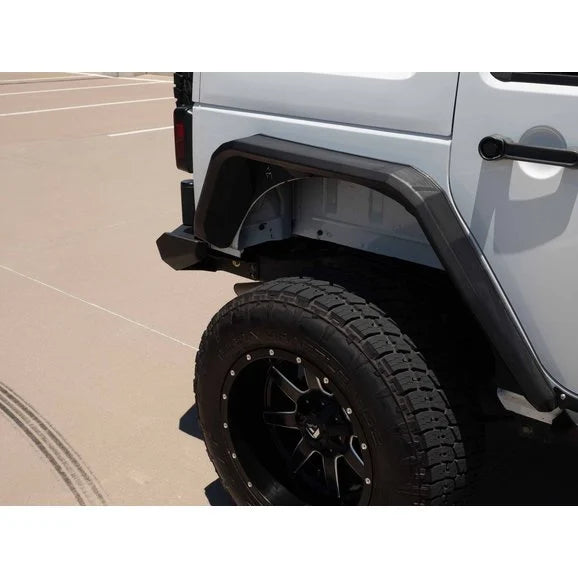 Load image into Gallery viewer, Road Armor Stealth Steel Fender Flares for 07-18 Jeep Wrangler JK
