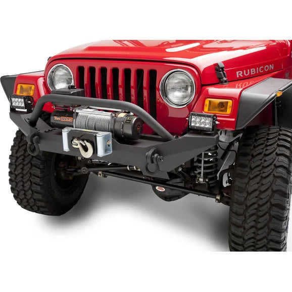 Load image into Gallery viewer, Body Armor TJ-19531 4X4 Front Formed Winch Bumper for 87-06 Jeep Wrangler YJ, TJ &amp; Unlimited
