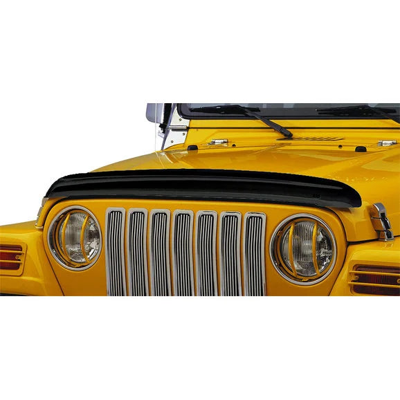 Wade 72-50766 Hood Protector in Smoke for 87-06 Jeep Wrangler YJ and TJ