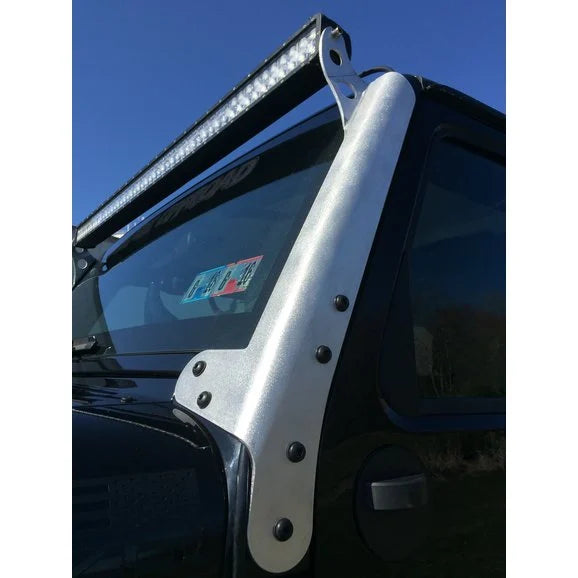 Load image into Gallery viewer, HyLine OffRoad 400.600.110 Aluminum 50&quot; LED Light Bar Brackets for 07-18 Jeep Wrangler JK
