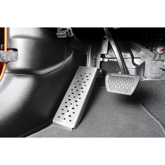 Load image into Gallery viewer, Quadratec Driver Side Dead Pedal for 18-24 Jeep Wrangler JL &amp; Gladiator JT
