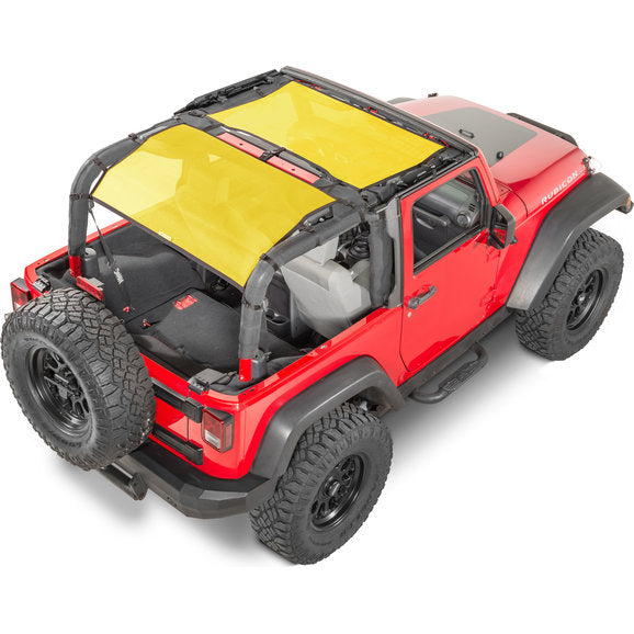 Load image into Gallery viewer, Dirtydog 4X4 Front &amp; Rear Sun Screen for 07-18 Jeep Wrangler JK 2 Door
