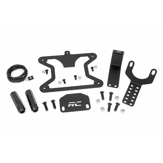 Rough Country 10534 License Plate Adapter for 18-24 Jeep Wrangler JL