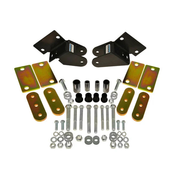 Load image into Gallery viewer, Mountain Off-Road Standard Shackle Reversal Kit with Weld In Shackle Mount for 76-86 Jeep CJ-5, CJ-7 &amp; CJ-8 Scrambler with 2.5&quot; Wide Leaf Springs
