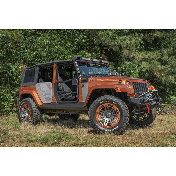 Load image into Gallery viewer, Rugged Ridge Fortis Tube Doors for 07-18 Jeep Wrangler JK
