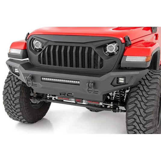 Rough Country 10635 Front Full Width Non-Winch Bumper for 07-24 Jeep Wrangler JL, JK & Gladiator JT