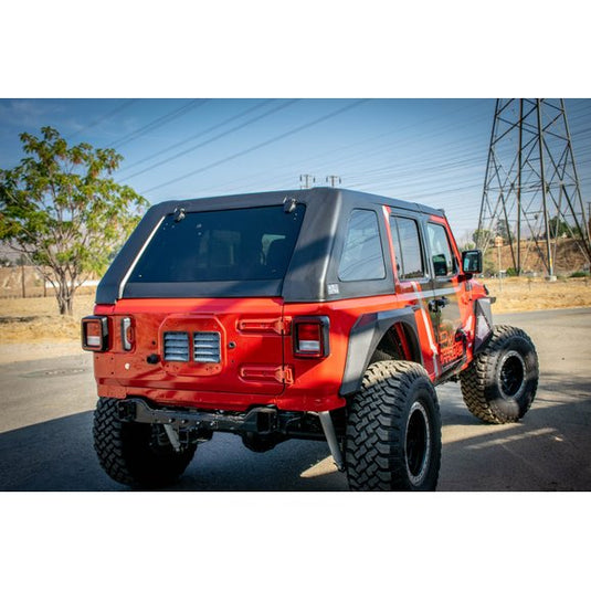 DV8 Offroad HTJLFB-B Ranger Fastback Hardtop for 18-24 Jeep Wrangler JL Unlimited