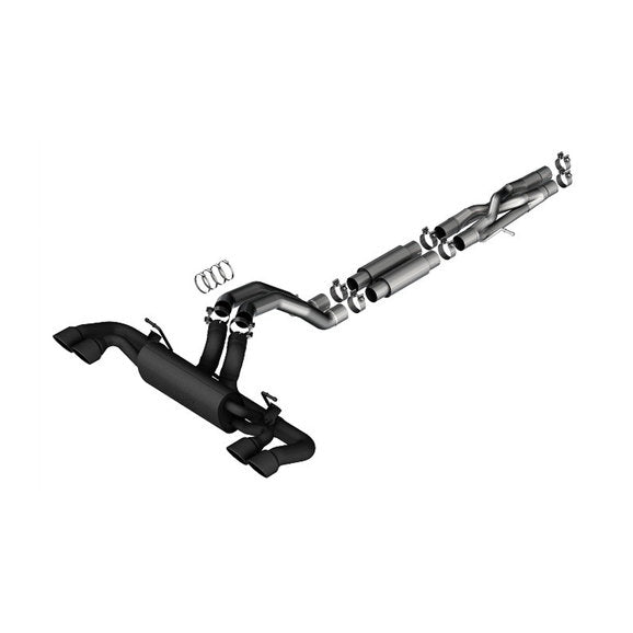 Load image into Gallery viewer, Borla ATAK Dual Cat-Back Exhaust for 21-24 Jeep Wrangler JL Unlimited 4-Door Rubicon 392 with 6.4L
