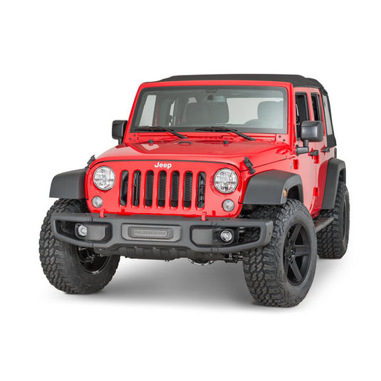 Quadratec LED Fog Lights Kit for 07-23 Jeep Wrangler JL (with Rubicon Steel Bumper) & JK (with 10th Anniversary Bumper)