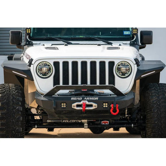 Load image into Gallery viewer, Road Armor Stealth Steel Wide Fender Flares for 18-23 Jeep Wrangler JL &amp; Gladiator JT
