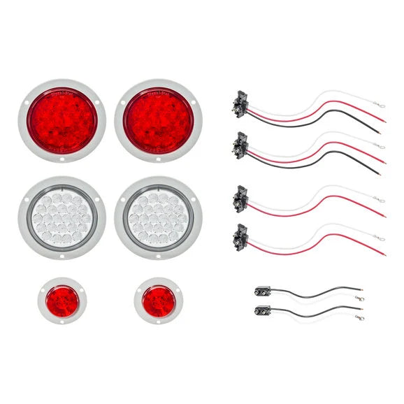 Truck-Lite ILS LED Tail Light Kit for 84-96 Jeep Cherokee XJ with JCR HD Tail Light Housings