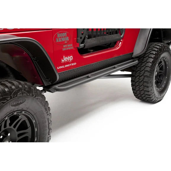 Load image into Gallery viewer, Body Armor TJ-4121 Rockcrawler Side Guards for 97-06 Jeep Wrangler TJ
