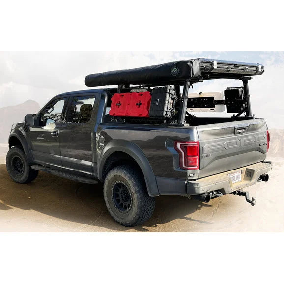 Overland Vehicle Systems 22040100 Freedom Bed Rack with Adjustable Crossbars for Jeep Gladiator JT