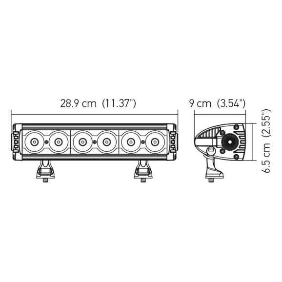 Load image into Gallery viewer, Hella 357209001 ValueFit 6 LED 11&quot; Design Light Bar-Combo Beam
