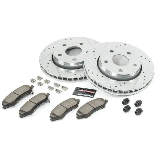 Power Stop Z36 Extreme Performance Truck & Tow Brake Kit Front for 07-18 Jeep Wrangler JK