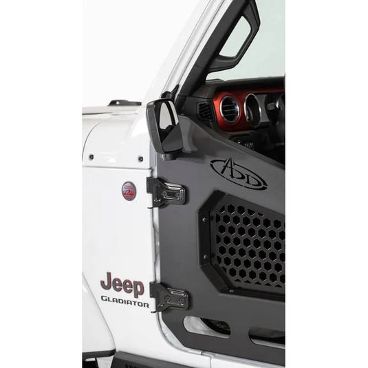 ADD Offroad ARDJL-01-HDJL-01 Stealth Fighter Front Door Mirror-Pair for 18-24 Jeep Wrangler JL & Gladiator JT