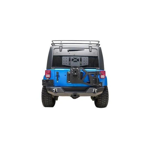 Load image into Gallery viewer, Paramount Automotive 81-10403 Rear Body Width Bumper for 07-18 Jeep Wrangler JK
