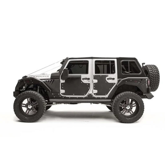 Fab Fours Door Skin Armor for 07-18 Jeep Wrangler JK