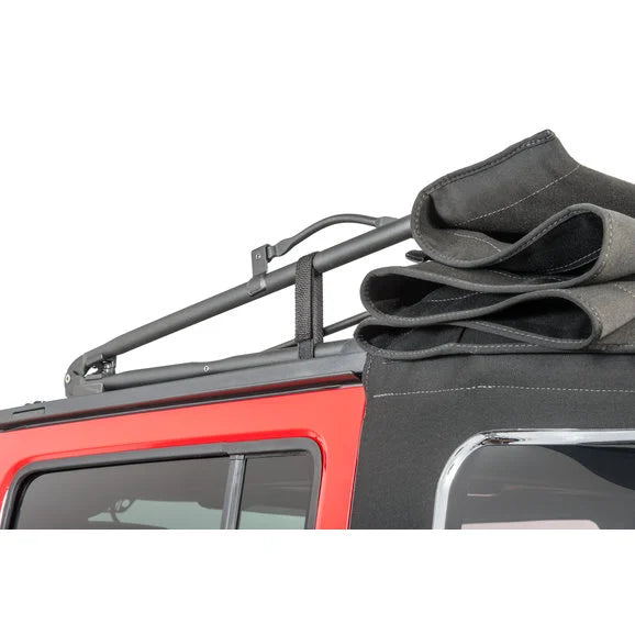 Load image into Gallery viewer, Quadratec Rear Window Roll Up Straps and Soft Top Tie Down Kit for 07-18 Jeep Wrangler JK
