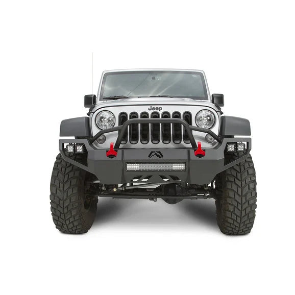 Load image into Gallery viewer, Fab Fours Vengeance Pre-Runner Front Bumper for 07-18 Jeep Wrangler JK
