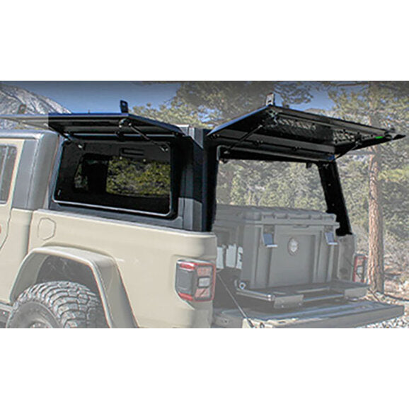 Load image into Gallery viewer, Overland Vehicle Systems 70100003 Expedition Truck Cap for 20-24 Jeep Gladiator JT
